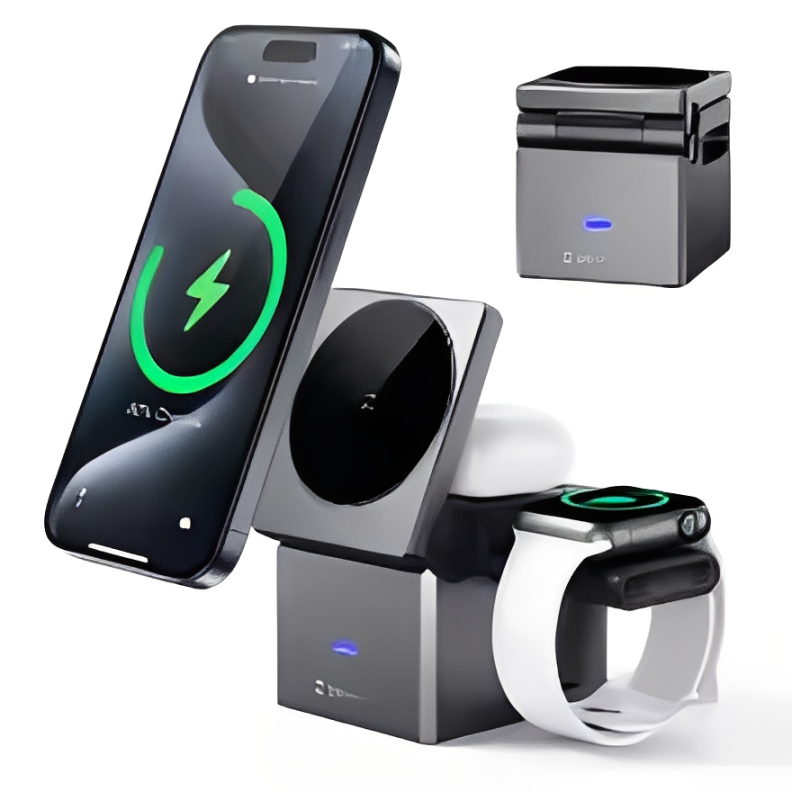PowerHub 3-in-1 Magnetic Power Bank (iPhone / Apple Watch / AirPods)